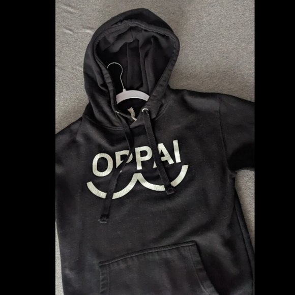 Black Oppai Hoodie - small/Medium - Picture 2 of 2